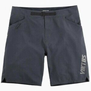Viktos GymSwym 2" Training Short Mens 34 Black Belted Pockets Hybrid Trunks